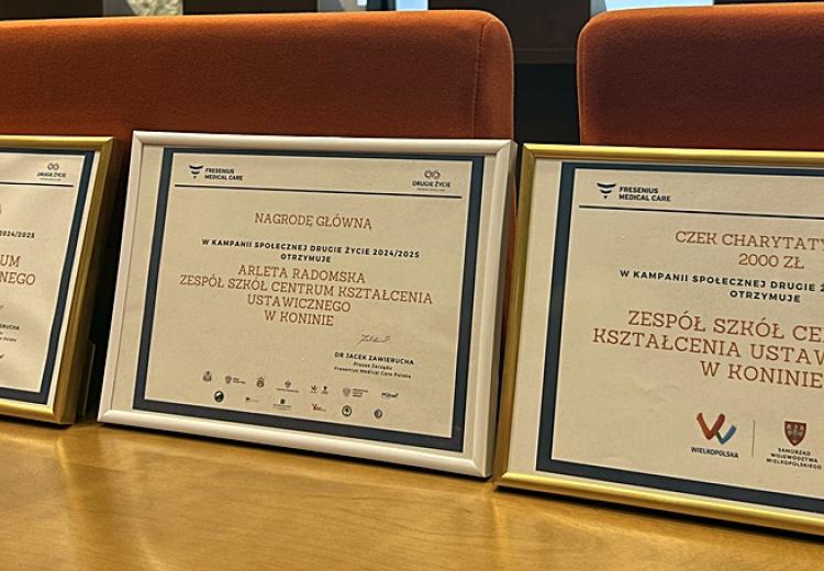 SUKCES NASZYCH UCZNIÓW W 17. EDYCJI Kampania społeczna "Drugie życie"