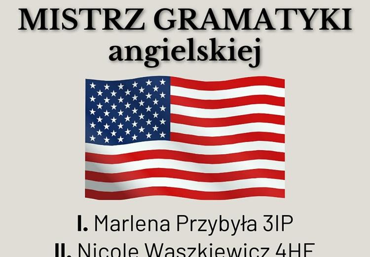 KONKURS - MISTRZ GRAMATYKI ANGIELSKIEJ I NIEMIECKIEJ